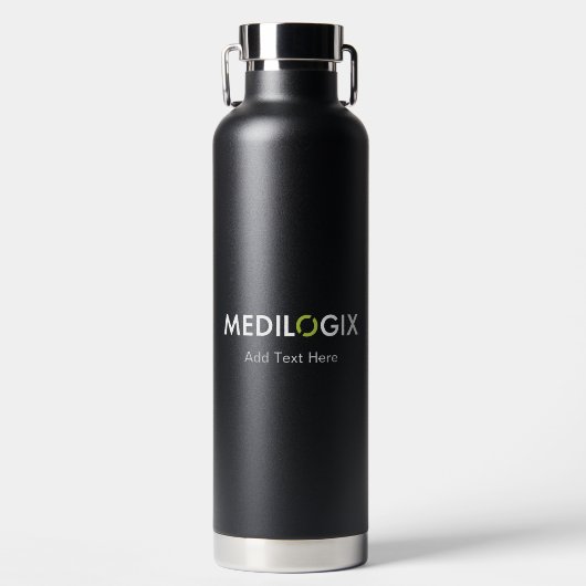 MEDILOGIX 32 oz Waterfles Tekst (Voorkant)