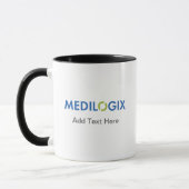 MEDILOGIX Coffee Mok Standard Logo Tekst toevoegen (Links)