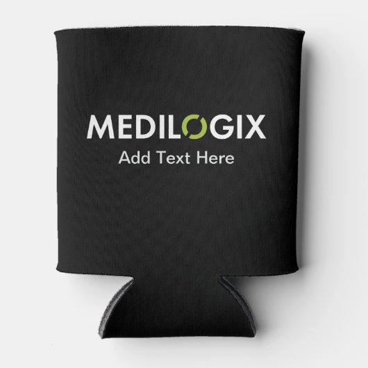 MEDILOGIX Koelbox Witte Logo Tekst toevoegen Blikjeskoeler (Voorkant)