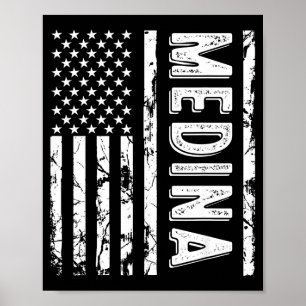 Medina Achternaam Grappige Achternaam Team Medina Poster