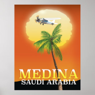 Médina Arabie Saoudite poster Voyage