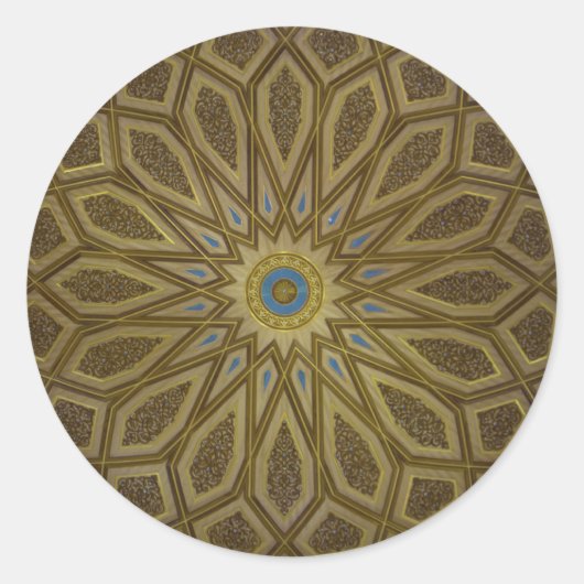 Medina Dome Ronde Sticker (Voorkant)