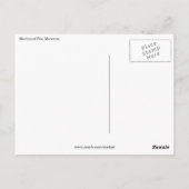 medina fes - deur briefkaart (Achterkant)