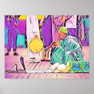 Medina Mystique - Slangenbezweerder van Marrakesh Poster