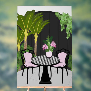 Medinilla Tuin Binnenplaats Acryl Bord