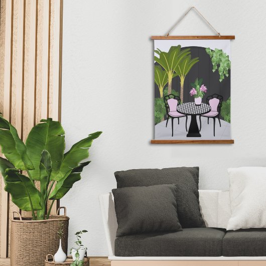 Medinilla Tuin Binnenplaats Hangend Wandkleed