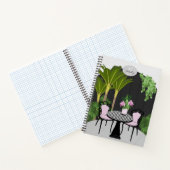 Medinilla Tuin Binnenplaats Monogram Notitieboek (Binnen)