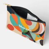 Medio eeuw moderne kunst, naam of monogram geometr etui (Open)