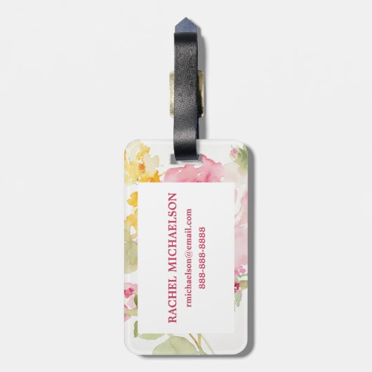 medio juli bagagelabel (Achterkant verticaal)