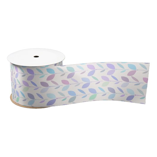  medio-midden modern Leaf Patroon Lint (Spoel)