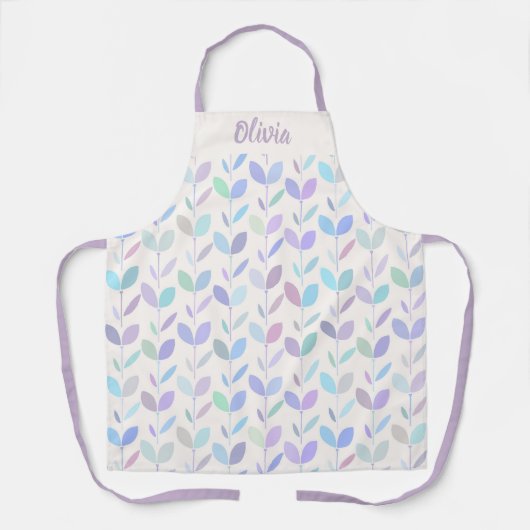  medio-midden modern Leaf Patroon Schort (Voorkant)