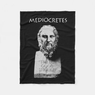 Mediocretes (Filosoof van het Gemiddelde) Fleece Deken