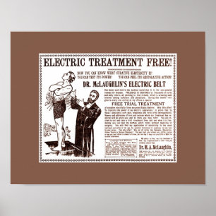  medisch advies: McLaughlin's elektrische gordel Poster