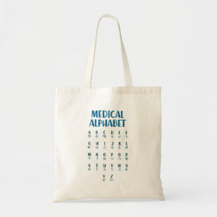 Medisch Alfabet Tote Bag