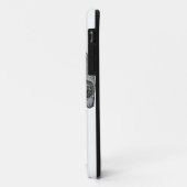 Medisch anatomische  schedel, monochroom Case-Mate iPhone case (Achterkant/links)