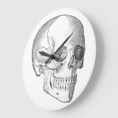 Medisch anatomische schedel, monochroom grote klok (Hoek)