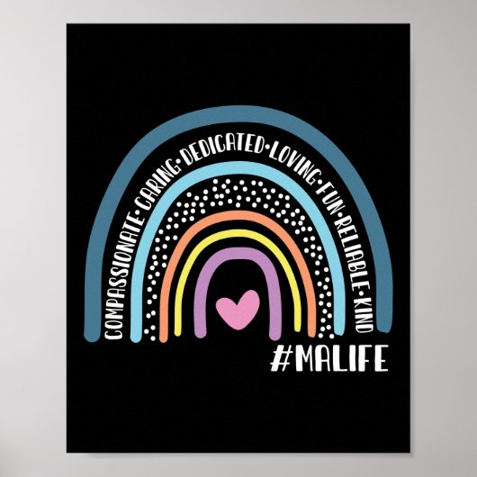 Medisch assistent Compassionate Caring Speciale Poster (Voorkant)