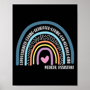 Medisch assistent Compassionate Caring Speciale Poster