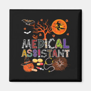Medisch assistent Halloween Zombie Costume Scary P Magneet