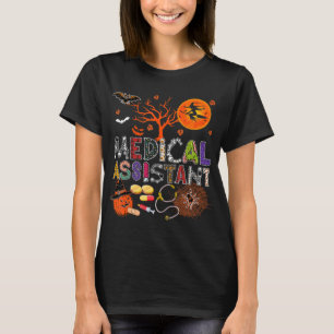 Medisch assistent Halloween Zombie Costume Scary P T-shirt
