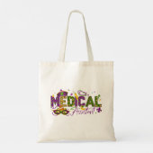 Medisch assistent - Mardi Gras Tote Bag (Achterkant)