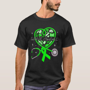 Medisch Assistent Non-Hodgkinlymfoom Limegroen T-shirt