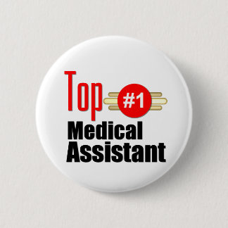 Medisch assistent ronde button 5,7 cm
