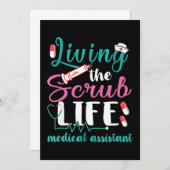 Medisch assistent save the date (Voorkant / Achterkant)