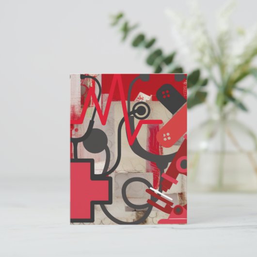 Medisch beroep notitiekaartje (Staand voorkant)