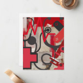 Medisch beroep notitiekaartje (Voorkant / Achterkant in situ)