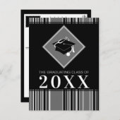 medisch diploma afstuderen jaar aankondigingskaart (Voorkant / Achterkant)