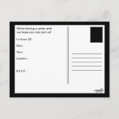 medisch diploma afstuderen uitnodiging briefkaart (Achterkant)