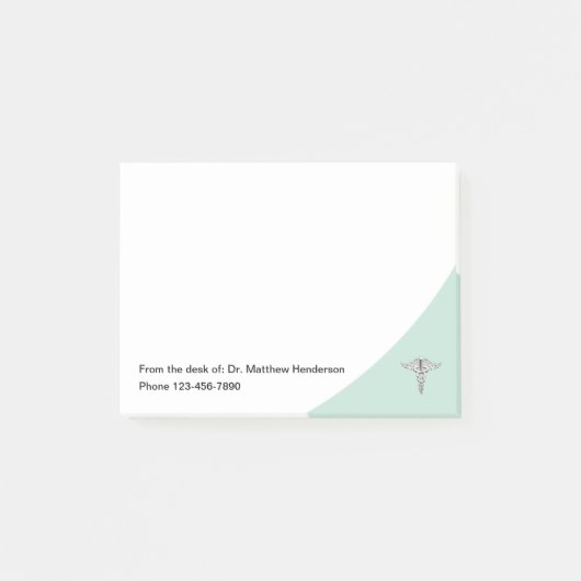Medisch Dokter Interoffice Sticky Notes (Voorkant)
