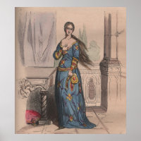 Medisch-Franse mode edelvrouw kostuum
