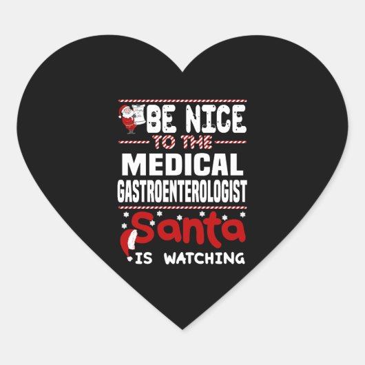 Medisch gastro-enteroloog hart sticker (Voorkant)