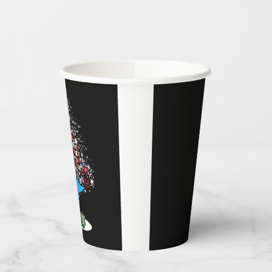 Medisch gereedschap kerstboom Funny Kerstmis Papieren Bekers (Links)