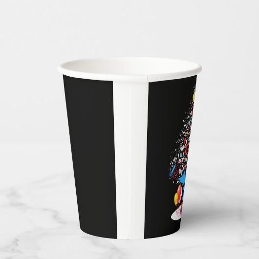 Medisch gereedschap kerstboom Funny Kerstmis Papieren Bekers (Rechts)