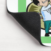 medisch grap voor laboratoriumtechnicus muismat (Hoek)