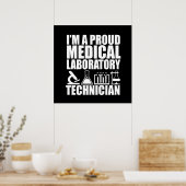 Medisch lab technicus laboratorium technicus poster (Keuken)