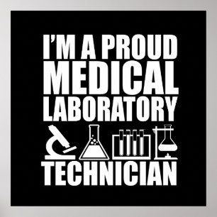 Medisch lab technicus laboratorium technicus poster