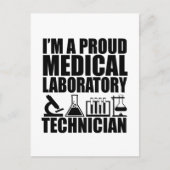 Medisch lab technisch laborant laboratorium labora briefkaart (Voorkant)