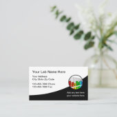 Medisch Lab Thema Visitekaartjes (Staand voorkant)