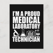 Medisch laboratorium tech laboratoriumtechnicus briefkaart (Voorkant)
