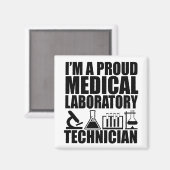 Medisch laboratorium tech laboratoriumtechnicus magneet (Voorkant / Achterkant)