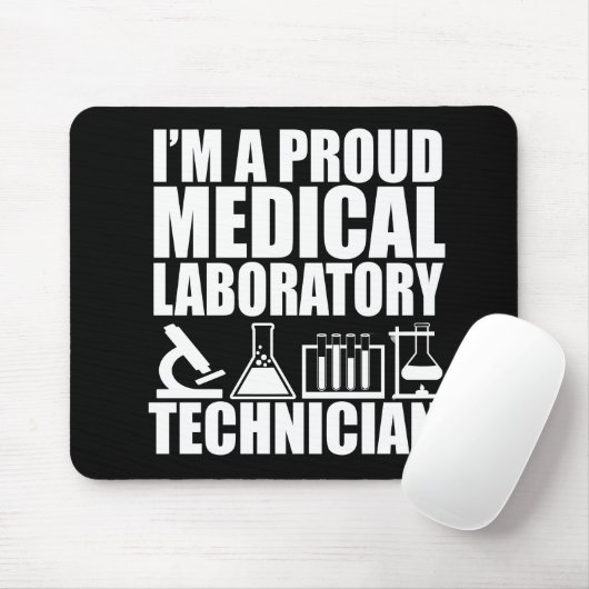 Medisch laboratorium tech laboratoriumtechnicus muismat (Met muis)