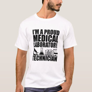 Medisch laboratorium tech laboratoriumtechnicus t-shirt