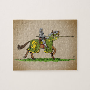 Medisch opladen Knight Jigzaag Puzzle Legpuzzel