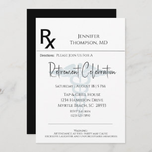 Medisch pensioen Voorschrift Pad uitnodiging