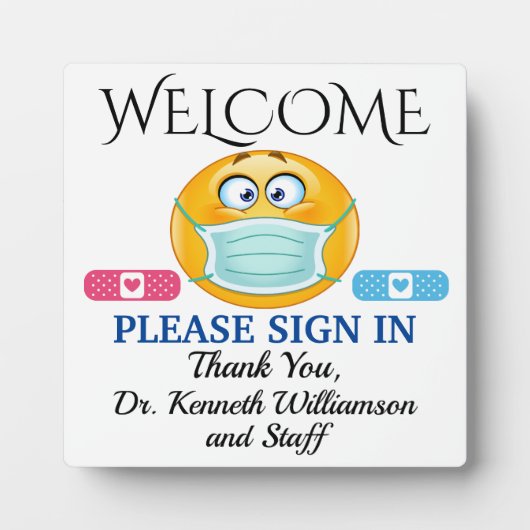 Medisch Plaque Fotoplaat (Voorkant)