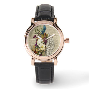 medisch poster voor de anatomie van de hersenen horloge